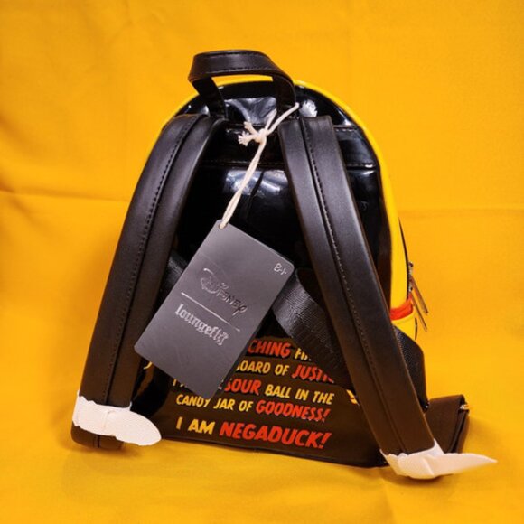 Loungefly Disney Negaduck Cosplay Mini Backpack Darkwing Duck Villain Mallard - Picture 6 of 12